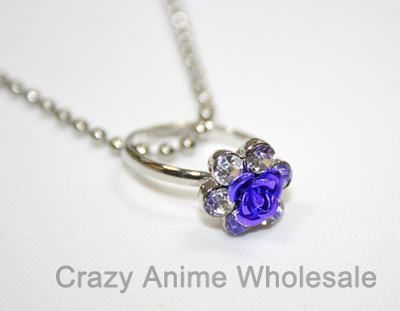 Rozen Maiden ring necklace(purple)