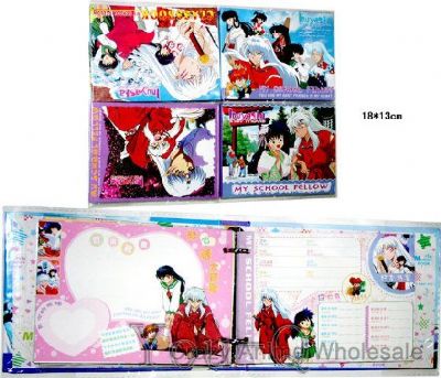 4 styles Inuyasha Classmates catalogue(size:18cm*1