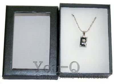 Paradise Kiss square necklace(Black)