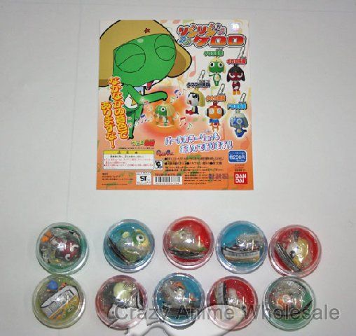 Keroro gashapons(ten)