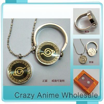Naruto necklace+ring
