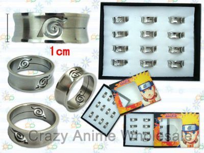 naruto rings set