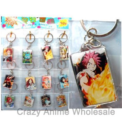 fairy tail keychain set