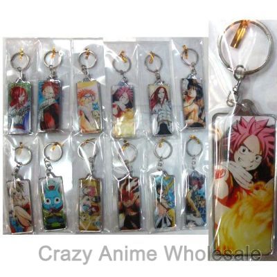 fairy tail keychain set