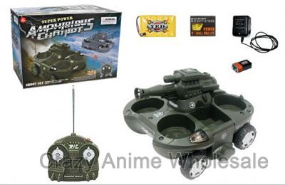 R/C amphibious tank