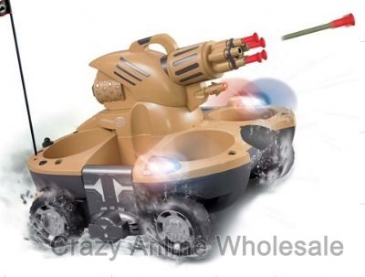 R/C amphibious tank