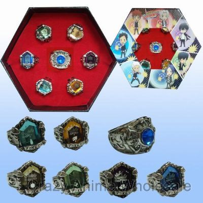 hitman anime rings set