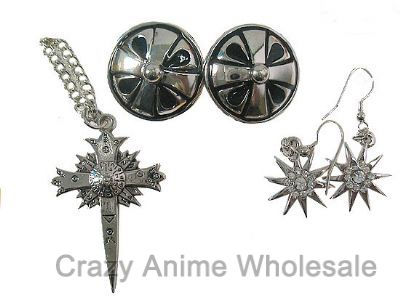 D.Gray Man anime Necklace Set