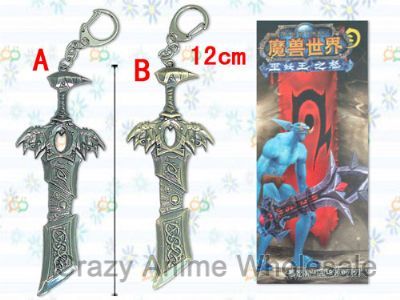 warcraft anime keychain