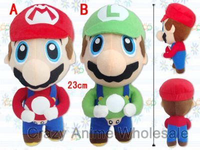 super mario anime plush doll