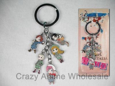 Axis Powers anime keychain