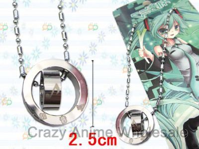 Miku anime necklace