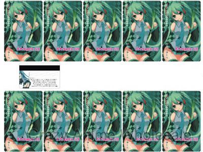 Miku anime membercards