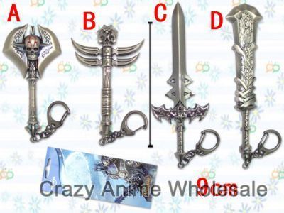 warcraft anime keychain