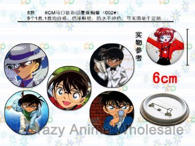 Conan anime brooch