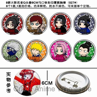 naruto anime brooch