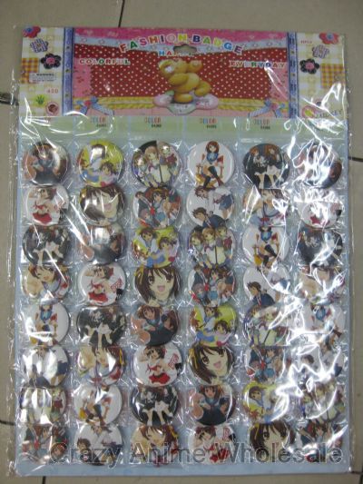 Suzumiya Haruhi anime brooch