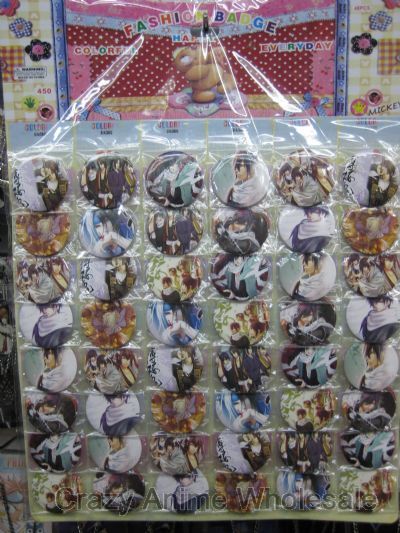 Hakuoki Anime brooch