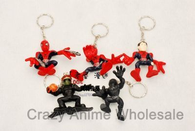 spider man anime keychain