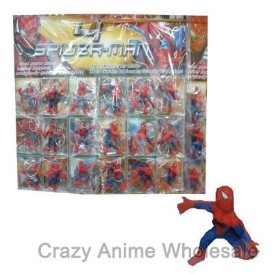 spider man anime keychain