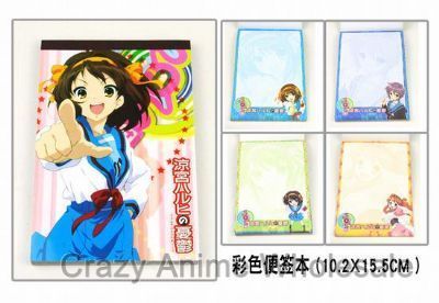 suzumiya haruhi anime notebook