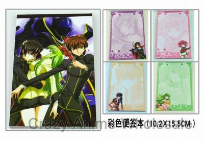 geass anime notebook