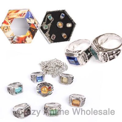 Hitman Reborn anime ring set