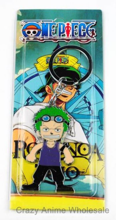one piece anime keychain