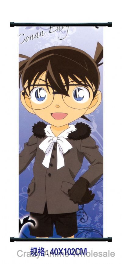 detective conan anime wallscroll