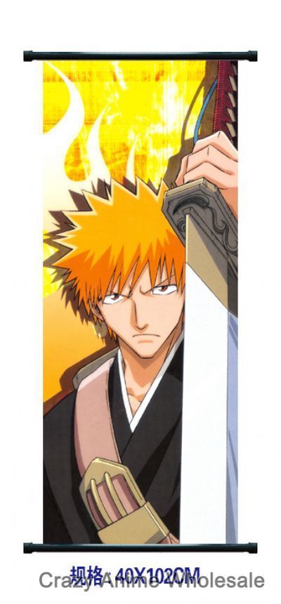 bleach anime wallscroll