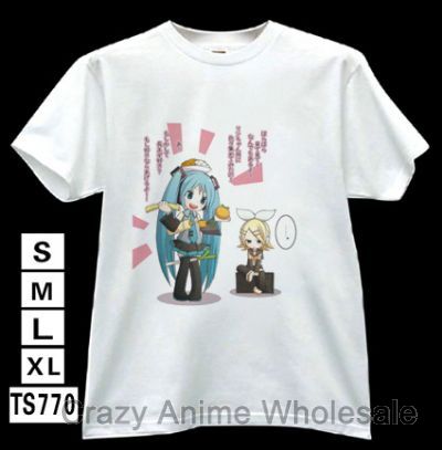 miku.hatsune anime t-shirt