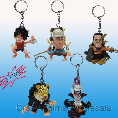 one piece anime keychain