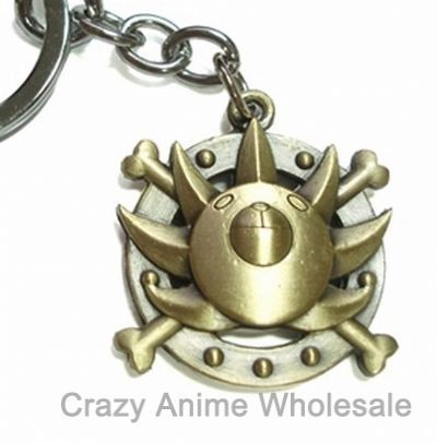 one piece anime keychain