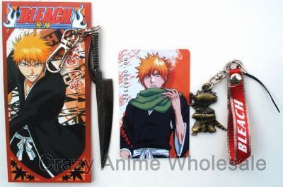 bleach anime keychain set