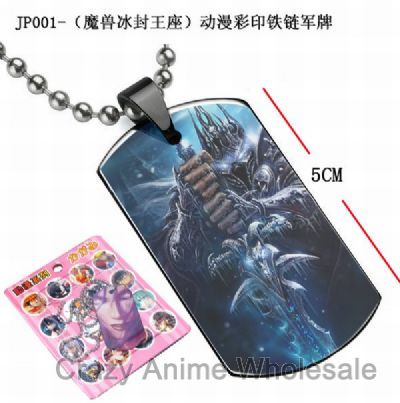 world of warcraft anime necklace