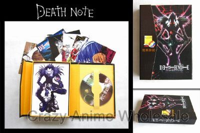 death note anime postcard