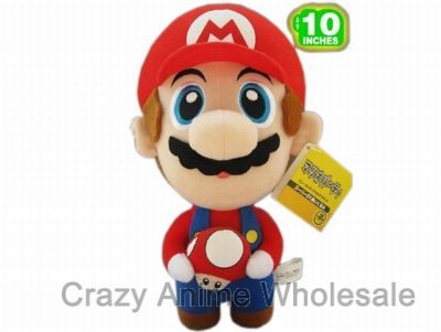 super mario anime plush doll