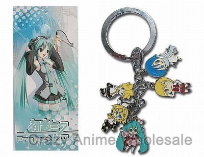 miku.hatsune anime keychain