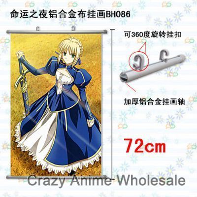 fate stay night anime wallscroll