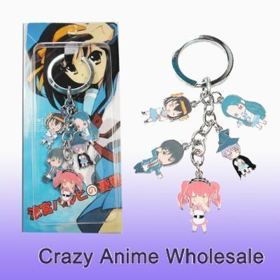 suzumiya haruhi anime keychain