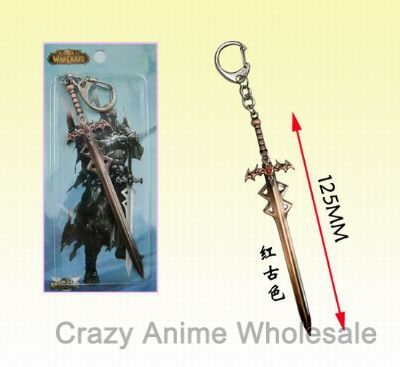 world of warcraft anime keychain