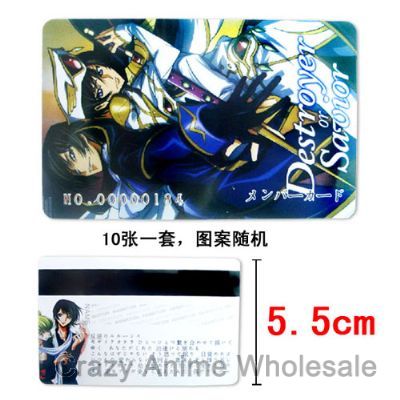 geass anime member card