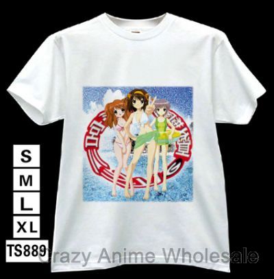 suzumiya haruhi anime t-shirt