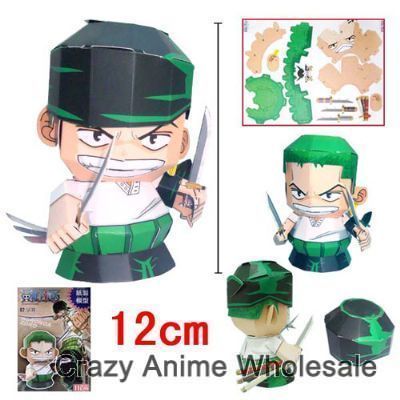 one piece anime paper model