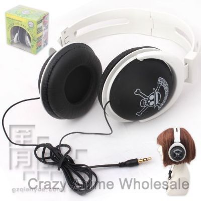 one piece anime earphone