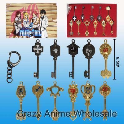 fairy tail anime key set