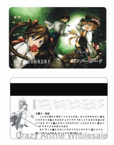 pandora hearts anime member card