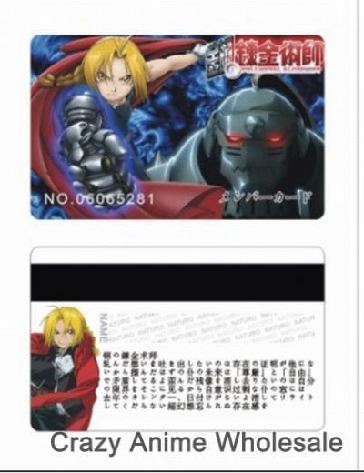 fullmetal alchemist anime member card