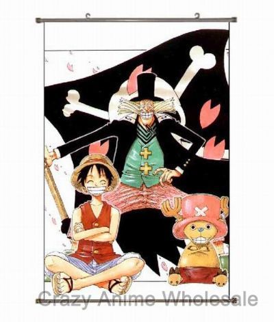 One Piece anime wallscroll