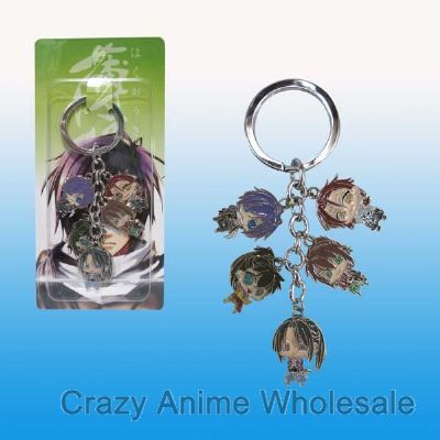 hakuoki anime keychain